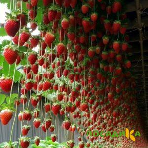 Клубника ампельная Анастасия купить по цене от 370р. в интернет-магазине «Посадика» с доставкой почтой в в Карабаше и по всей России – [изображение №1].